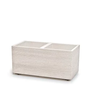 Горшок для цветов пластик Madera Square Eco Wood 600 мм
